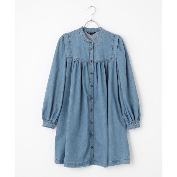 WHISTLES / ウィッスルズ Chambray Denim Trapeze Dress 000010073536241タカシマヤ
