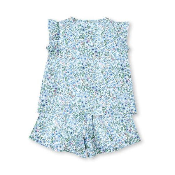 BeBe Petits Pois Vert / ベベ プチ ポワ ヴェール 小花柄セットアップ(95~150cm)｜selectsquare｜03