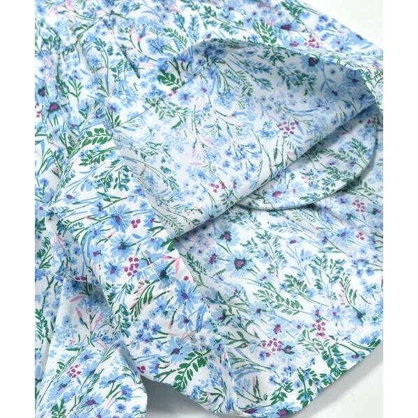 BeBe Petits Pois Vert / ベベ プチ ポワ ヴェール 小花柄セットアップ(95~150cm)｜selectsquare｜10