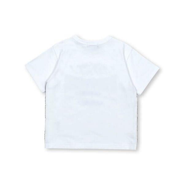 BeBe Petits Pois Vert / ベベ プチ ポワ ヴェール ロゴ文字プリントTシャツ(95~150cm)｜selectsquare｜05