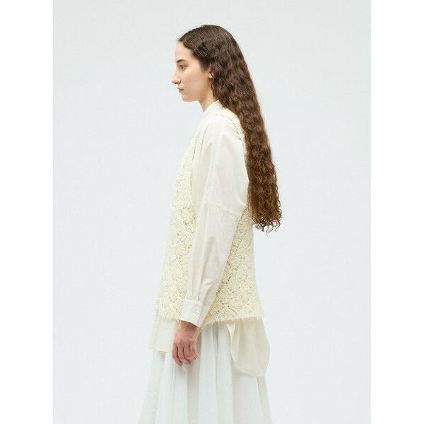 mizuiro ind パターンベストアイボリー美品 mizuiroind（ミズイロインド） パターンベスト : タカシマヤ