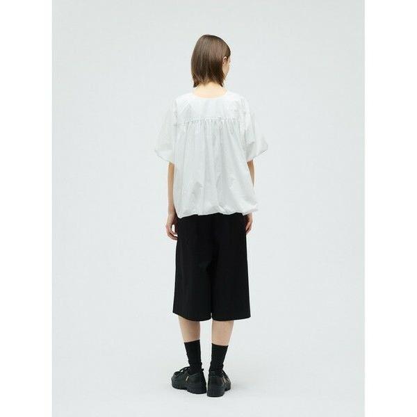 mizuiroind（ミズイロインド） バルーンノーカラーシャツ : タカシマヤ