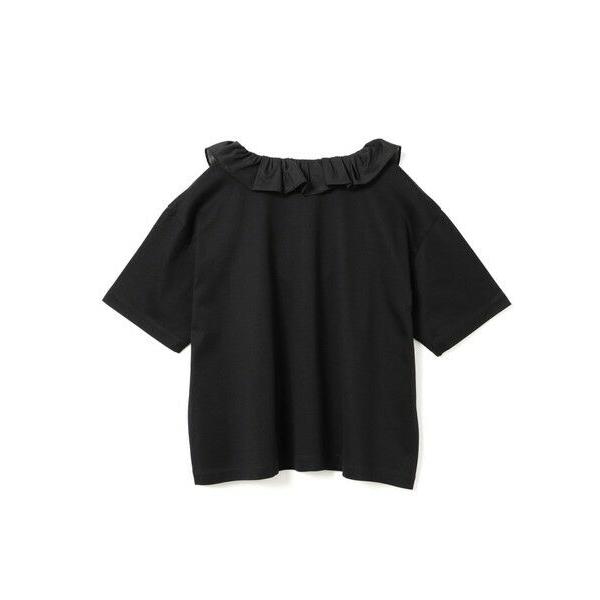 mizuiroind（ミズイロインド） フリルカラースキッパーTシャツ