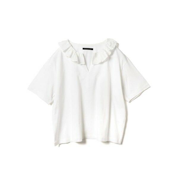 mizuiroind（ミズイロインド） フリルカラースキッパーTシャツ