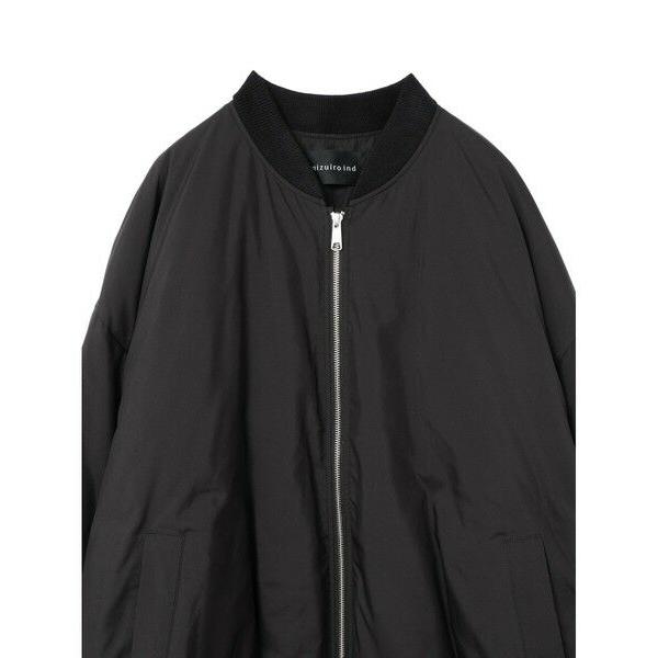 mizuiroind（ミズイロインド） ワイドジップダウンブルゾン