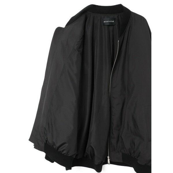 mizuiroind（ミズイロインド） ワイドジップダウンブルゾン