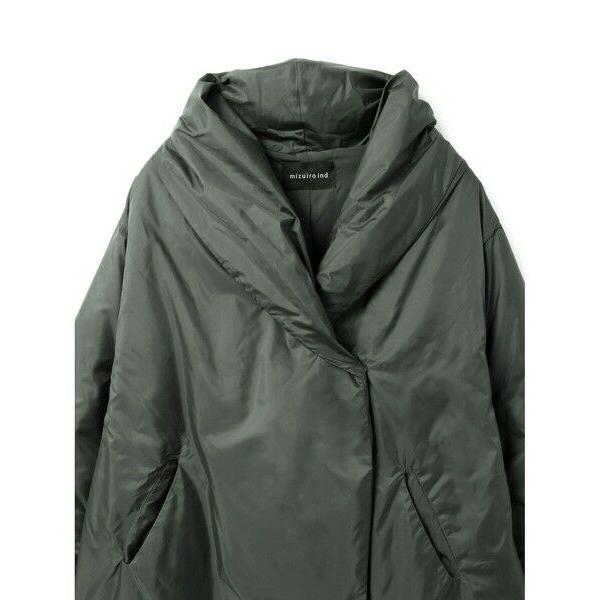 ミズイロインド　ドレープダウンコート mizuiroind（ミズイロインド） ドレープライトダウンコート