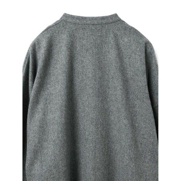 mizuiroind（ミズイロインド） スタンドカラーシャツワンピース