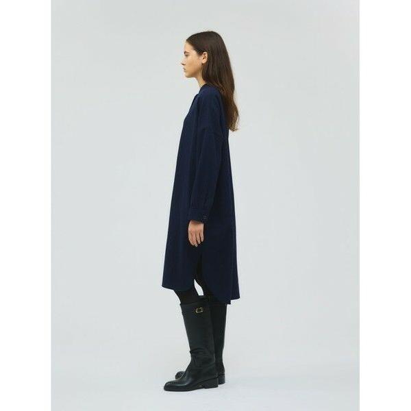 mizuiroind（ミズイロインド） スタンドカラーシャツワンピース