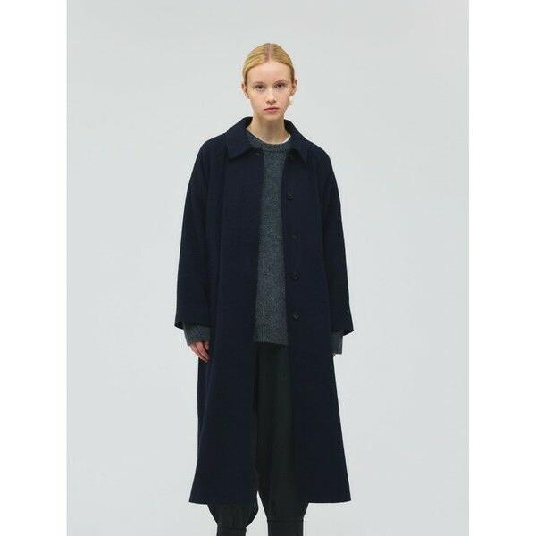 mizuiroind（ミズイロインド） ウール混バルマカーンコート