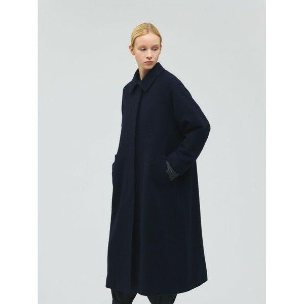 mizuiroind（ミズイロインド） ウール混バルマカーンコート