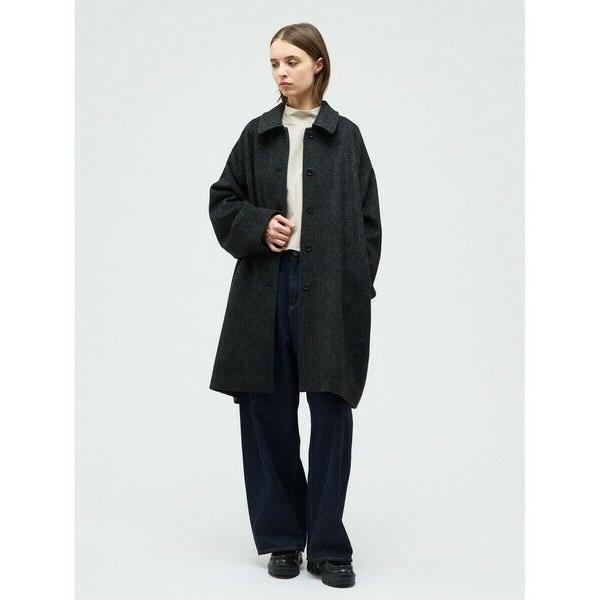 mizuiroind ミズイロインド　ウールコート mizuiroind（ミズイロインド） ウールブレンドワイドコート