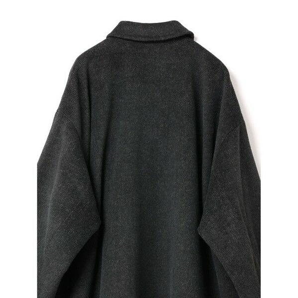 mizuiroind（ミズイロインド） ウールブレンドワイドコート