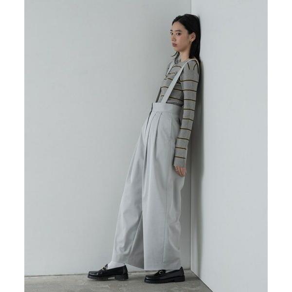 INDIVI GALLEST GALLEST / ギャレスト シャインテーパードサロペット 