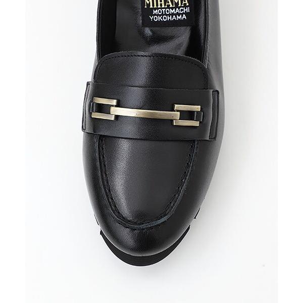 MIHAMA カジュアルシューズ【美品】 ミハマ MIHAMA カジュアルシューズ （黒エナメル