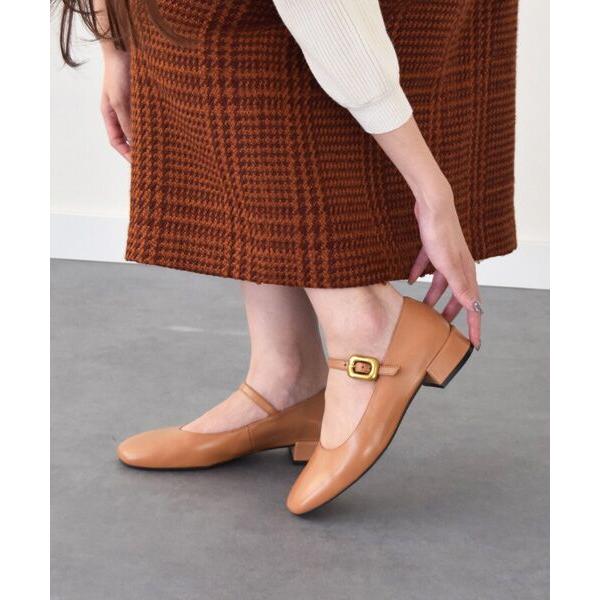 INTER-CHAUSSURES / インター ショシュール 【ANGEL ALARCON】ローヒールストラップパンプス | INTER-CHAUSSURES