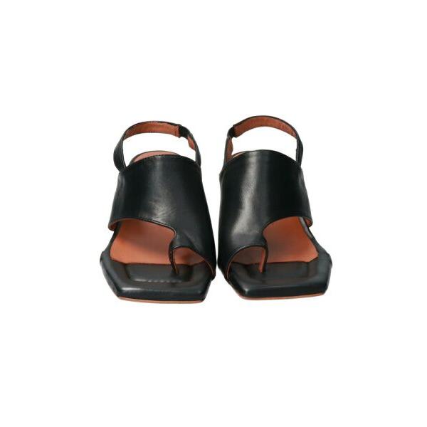 INTER-CHAUSSURES / インター ショシュール 【ANGEL ALARCON】スクエアトウバックバンドトングサンダル-(D2004D) | INTER-CHAUSSURES | 01