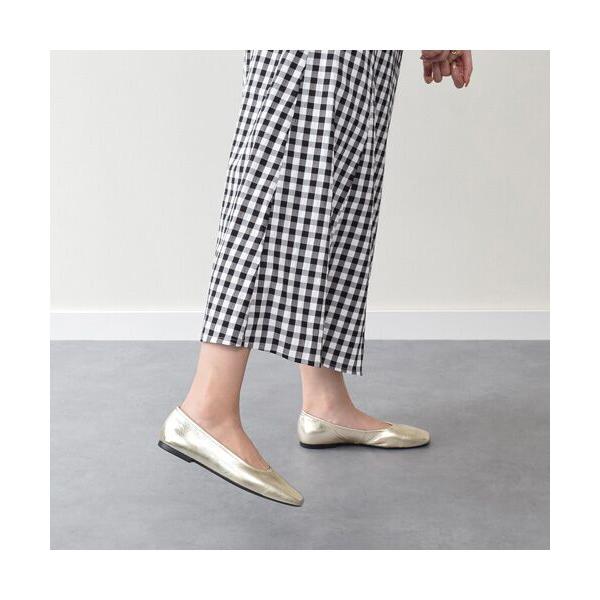 INTER-CHAUSSURES / インター ショシュール 【VAGABOND】メタリックレザーバレエシューズ | INTER-CHAUSSURES | 08