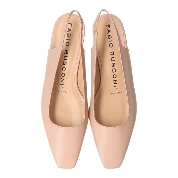 INTER-CHAUSSURES / インター ショシュール 【FABIO RUSCONI】スクエアトウバックバンドパンプス_13