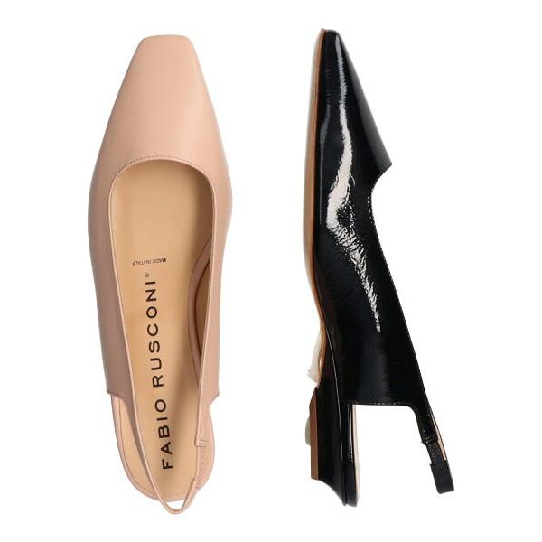 INTER-CHAUSSURES / インター ショシュール 【FABIO RUSCONI】スクエアトウバックバンドパンプス_15