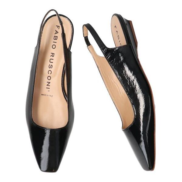INTER-CHAUSSURES / インター ショシュール 【FABIO RUSCONI】スクエアトウバックバンドパンプス_7