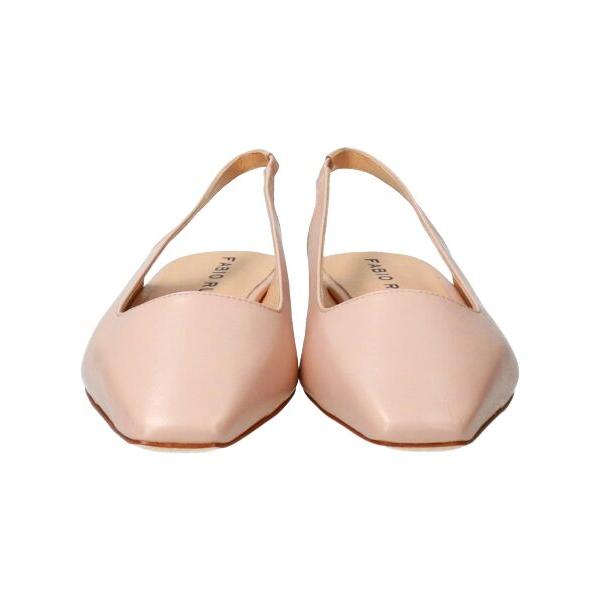 INTER-CHAUSSURES / インター ショシュール 【FABIO RUSCONI】スクエアトウバックバンドパンプス_8