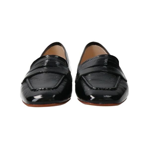 INTER-CHAUSSURES / インター ショシュール 【FABIO RUSCONI】スクエアトウサケットフラットローファー_1