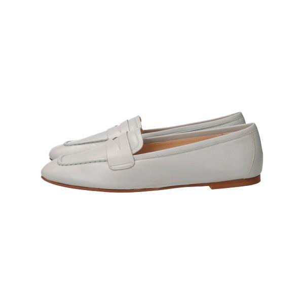 INTER-CHAUSSURES / インター ショシュール 【FABIO RUSCONI】スクエアトウサケットフラットローファー_20