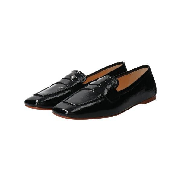 INTER-CHAUSSURES / インター ショシュール 【FABIO RUSCONI】スクエアトウサケットフラットローファー_2