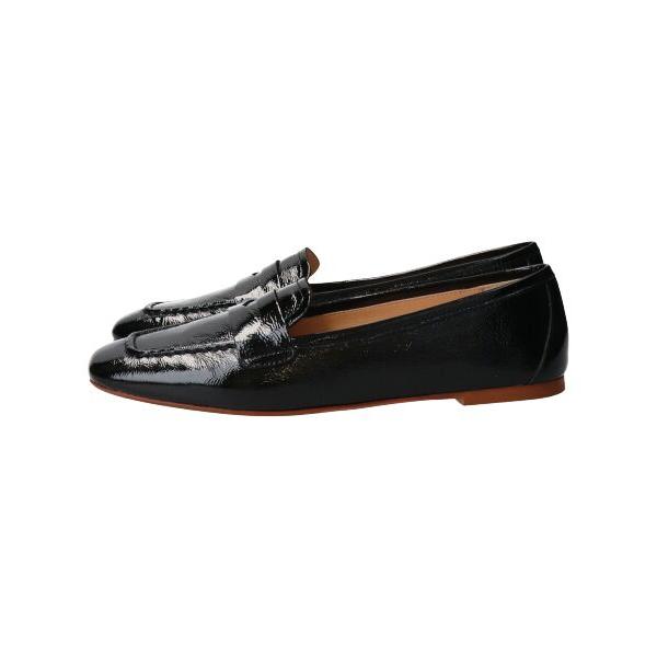 INTER-CHAUSSURES / インター ショシュール 【FABIO RUSCONI】スクエアトウサケットフラットローファー_3