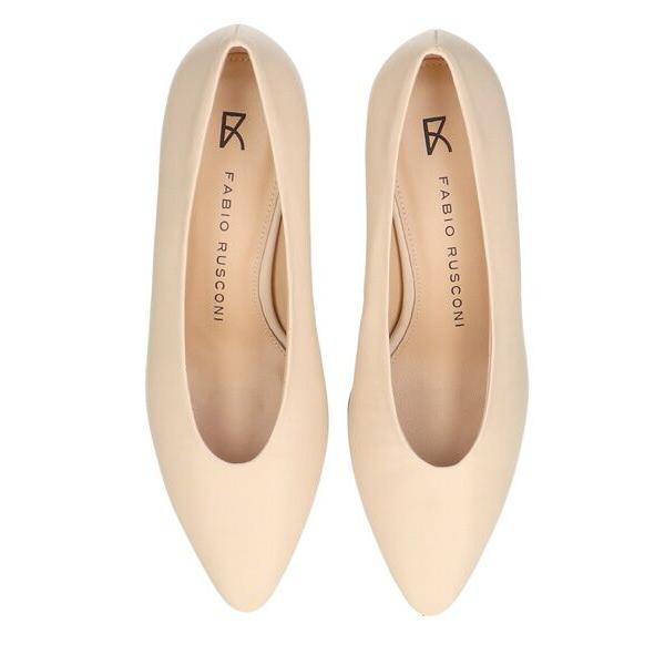 INTER-CHAUSSURES / インター ショシュール 【FABIO RUSCONI】コーンヒールポインテッドトウパンプス_11