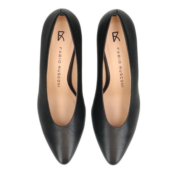 INTER-CHAUSSURES / インター ショシュール 【FABIO RUSCONI】コーンヒールポインテッドトウパンプス_4