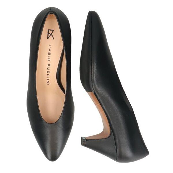 INTER-CHAUSSURES / インター ショシュール 【FABIO RUSCONI】コーンヒールポインテッドトウパンプス_5