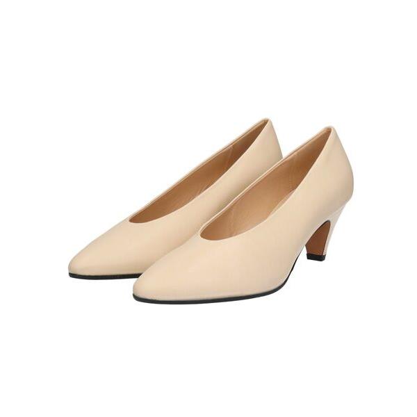 INTER-CHAUSSURES / インター ショシュール 【FABIO RUSCONI】コーンヒールポインテッドトウパンプス_7