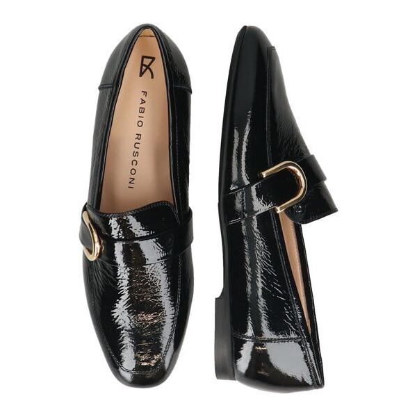 INTER-CHAUSSURES / インター ショシュール 【FABIO RUSCONI】スクエアトウバックルローファー_14