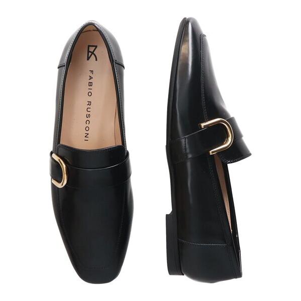 INTER-CHAUSSURES / インター ショシュール 【FABIO RUSCONI】スクエアトウバックルローファー_5