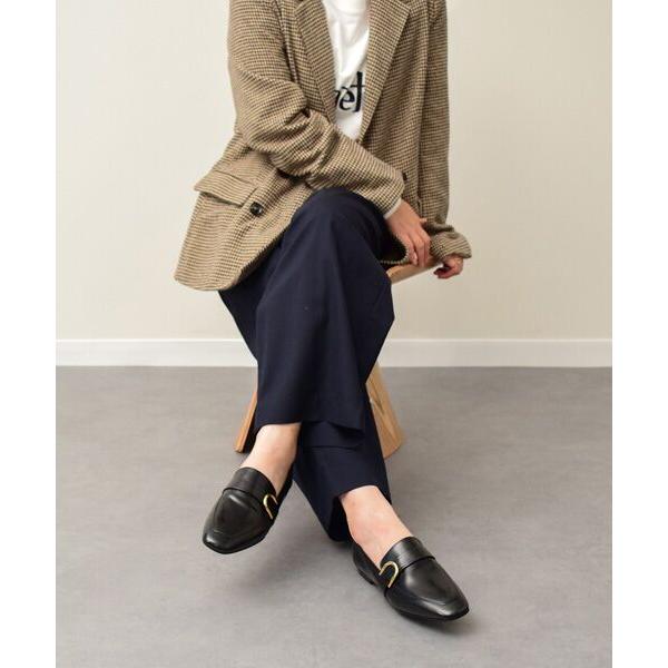 INTER-CHAUSSURES / インター ショシュール 【FABIO RUSCONI】スクエアトウバックルローファー_8