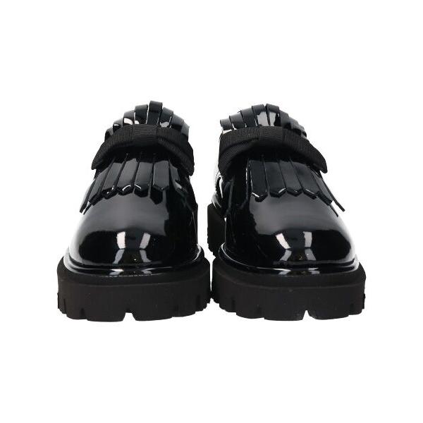 インターショシュール（INTER−CHAUSSURES）/INTER−CHAUSSURES◆3．7cmヒール◆リボンキルトタンクソールシューズ INTER-CHAUSSURES（インター ショシュール） INTER-CHAUSSURES