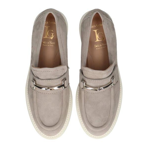 INTER-CHAUSSURES / インター ショシュール 【LUCA GROSSI】ラウンドトウレザービットローファー_16
