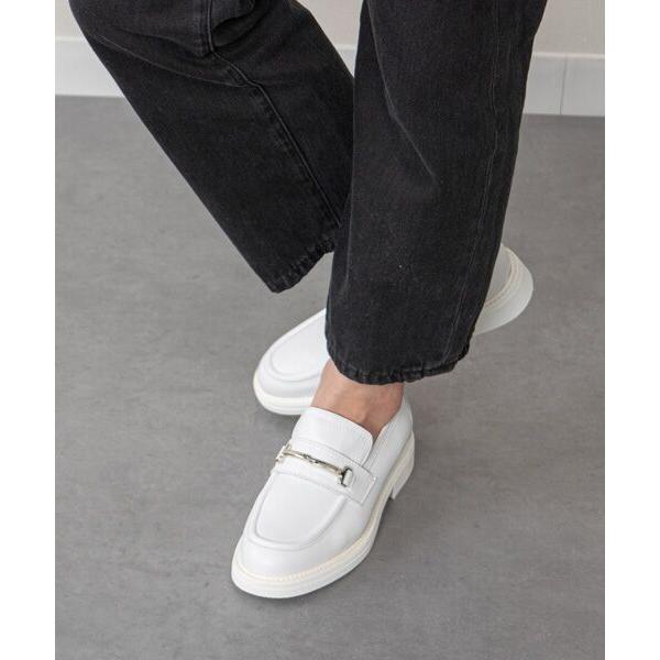 INTER-CHAUSSURES / インター ショシュール 【LUCA GROSSI】ラウンドトウレザービットローファー_8