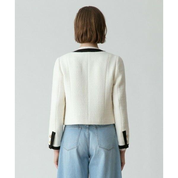 allureville / アルアバイル スクエアツイードクルージャケット