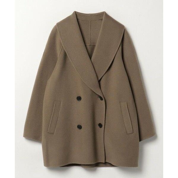 allureville / アルアバイル リバーショールカラーミドル丈コート