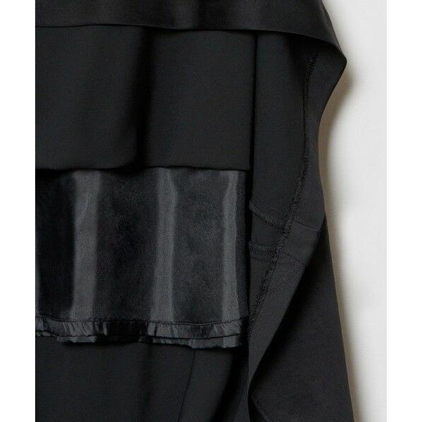 新品 アルアバイル 24AW 洗える ソフトサテンバックフリルナロースカート ソフトサテンバックフリルナロースカート | allureville (Women