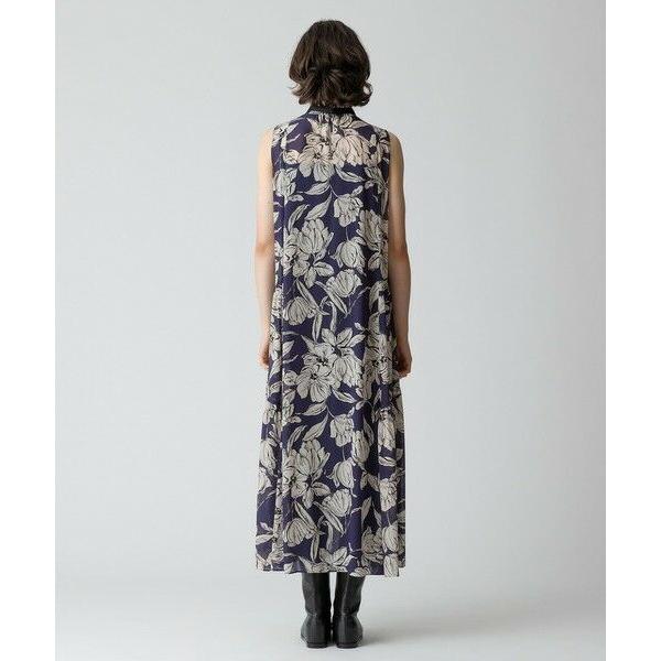 allureville（アルアバイル） 楊柳シアーフラワープリントワンピース