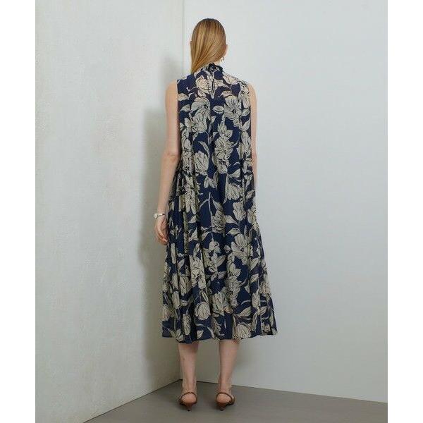 allureville（アルアバイル） 楊柳シアーフラワープリントワンピース