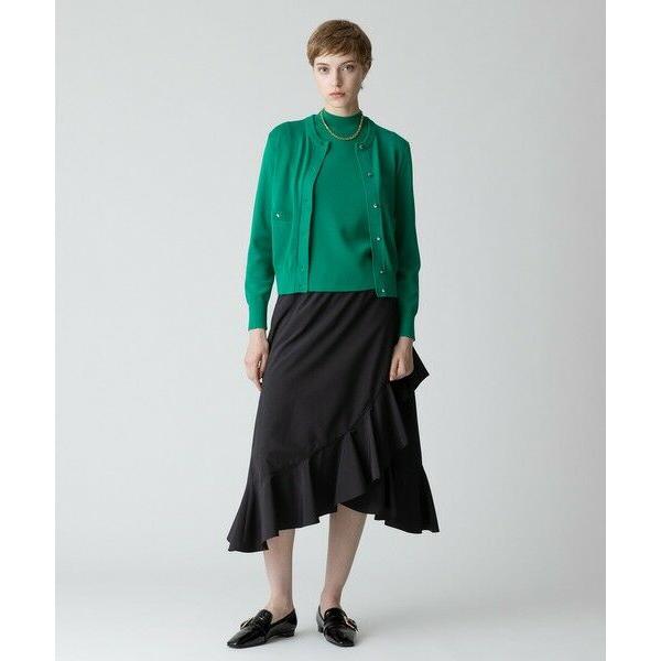 allureville / アルアバイル ◇ 総針モックネック5分袖プル