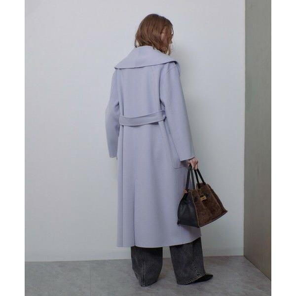 allureville（アルアバイル） カシミヤ混リバービックショールコート