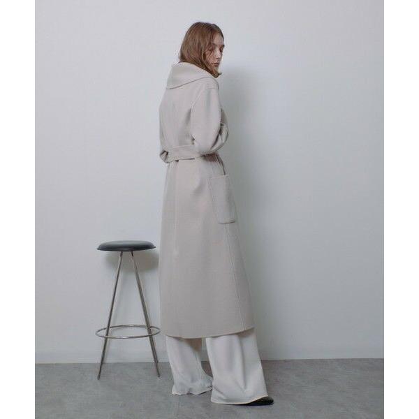 allureville（アルアバイル） カシミヤ混リバービックショールコート