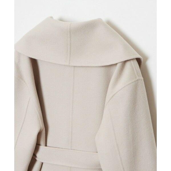 allureville（アルアバイル） カシミヤ混リバービックショールコート
