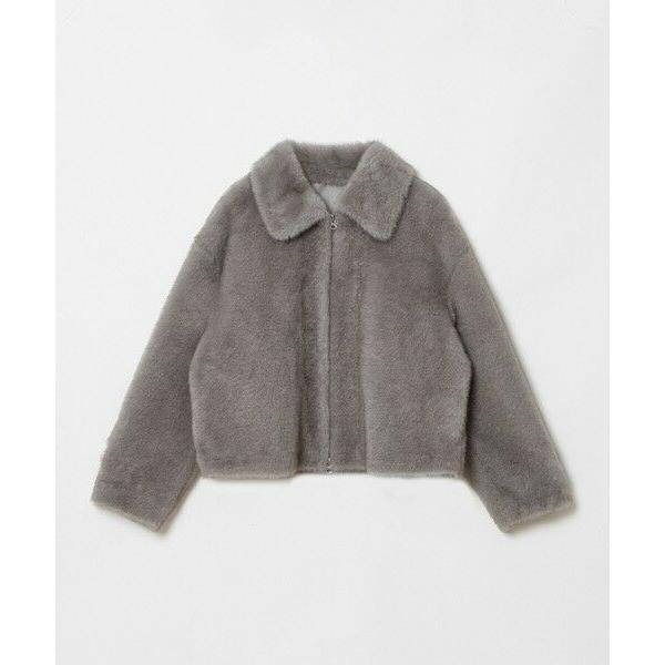 allureville（アルアバイル） フェイクミンクファーブルゾン